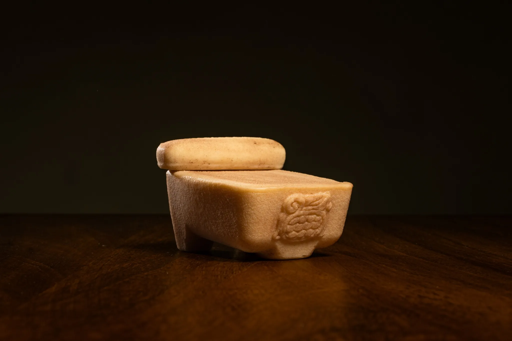 La piedra de moler prehispanica postres de autor en Guatemala