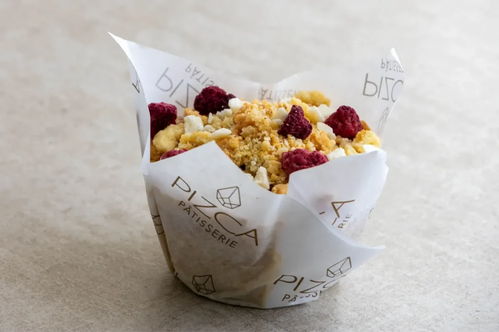 MUFFIN DE FRAMBUESA PIZCA