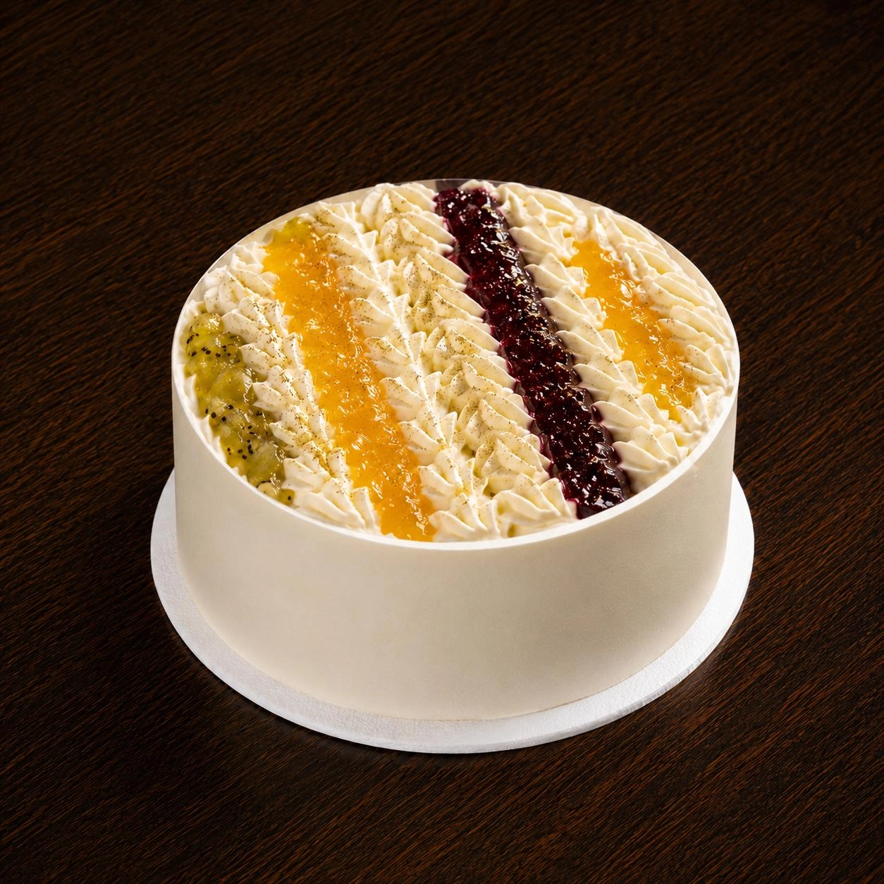 Pastel Xotos Frutas con crema