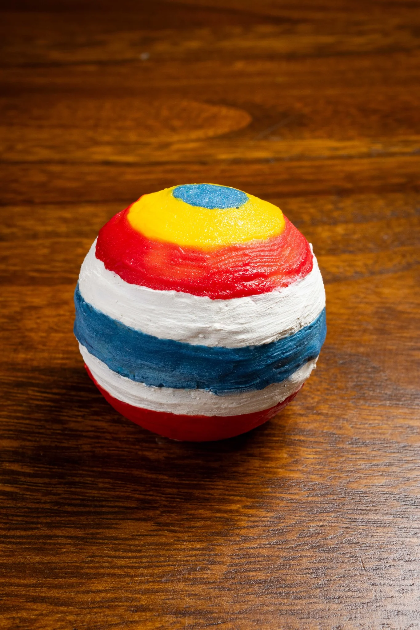Pelota de tripa de coche postres de autor Pizca